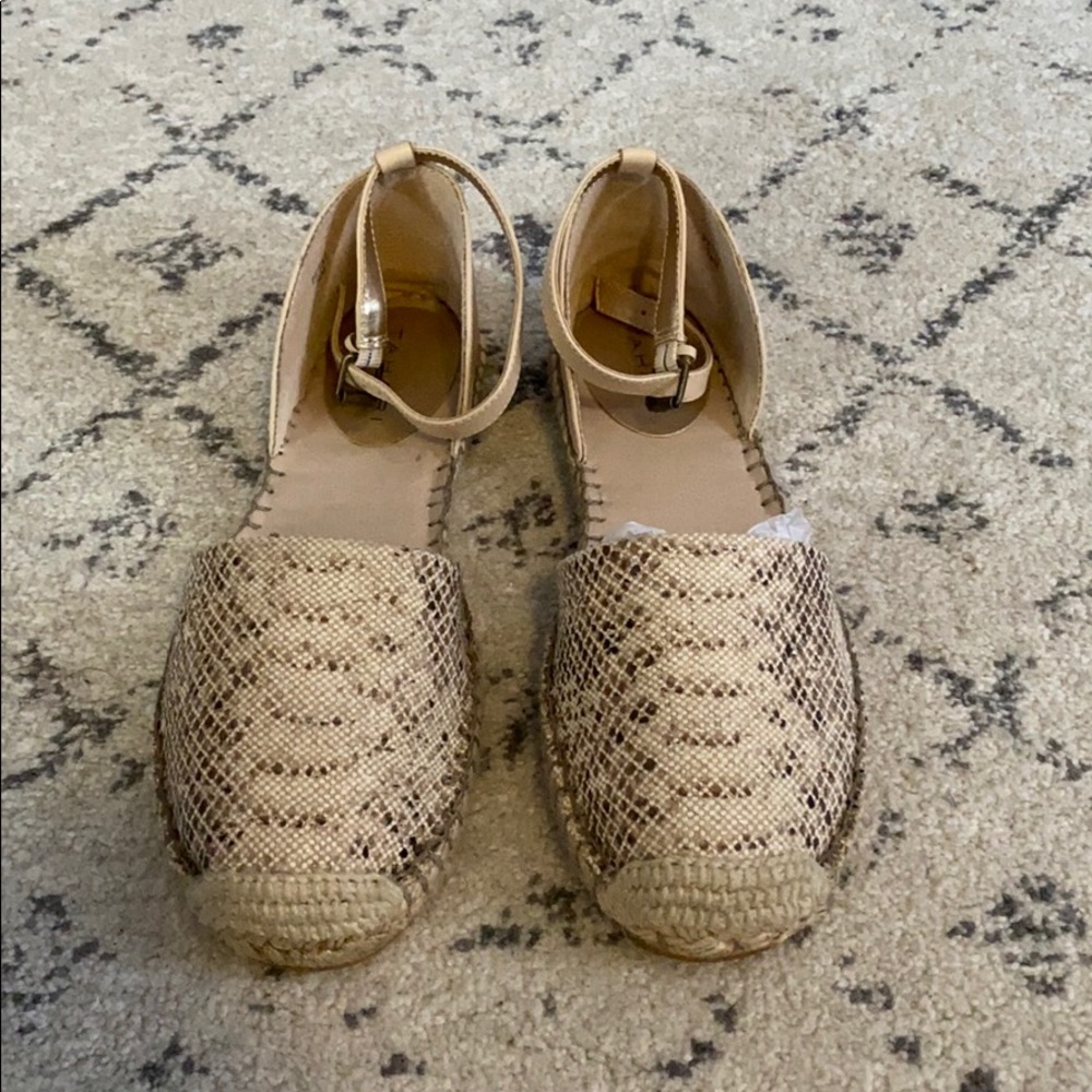 Tahari espadrilles with ankle strap